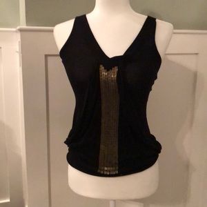 Bebe slouchy sequin top; S.